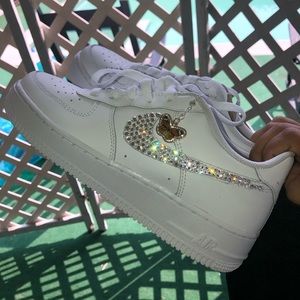 bedazzled nike air force 1